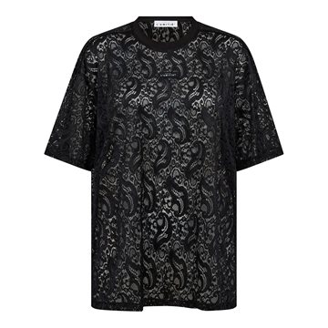 Haute L' Amitié - Summer Lace Loose Tee - Black
